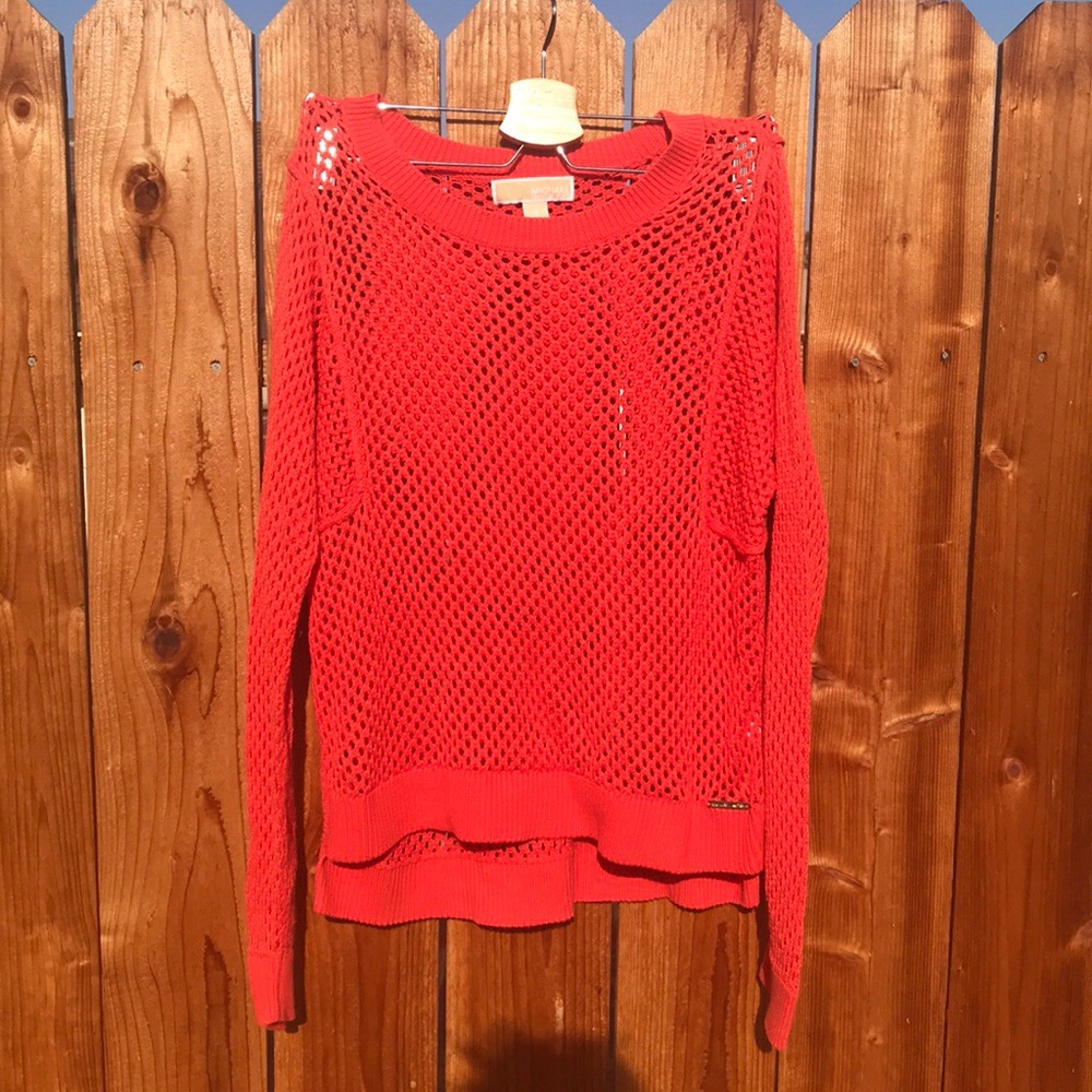 Michael Kors Fishnet sweater .